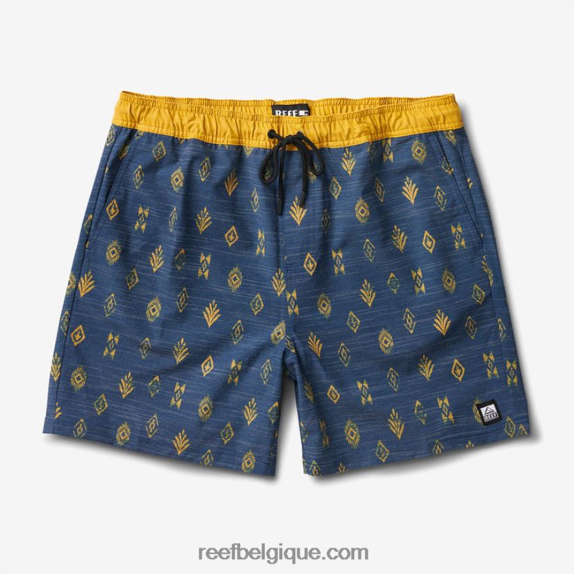 Hommes Reef insigne bleu billy volley short 17