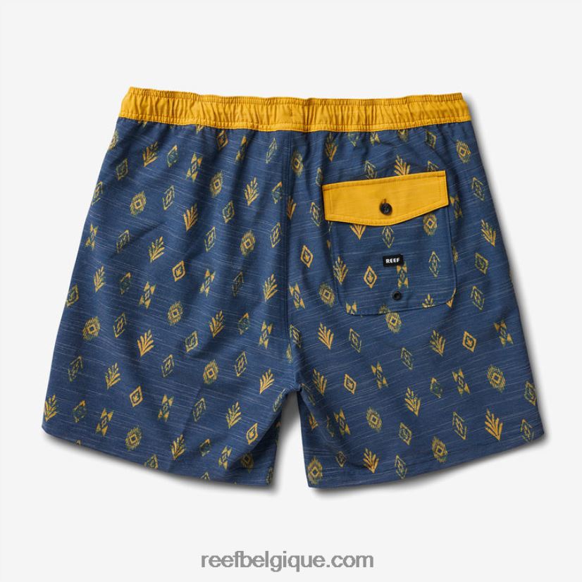 Hommes Reef insigne bleu billy volley short 17