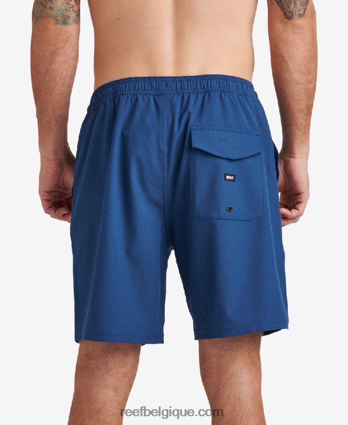 Hommes Reef insigne bleu planche jackson courte 17