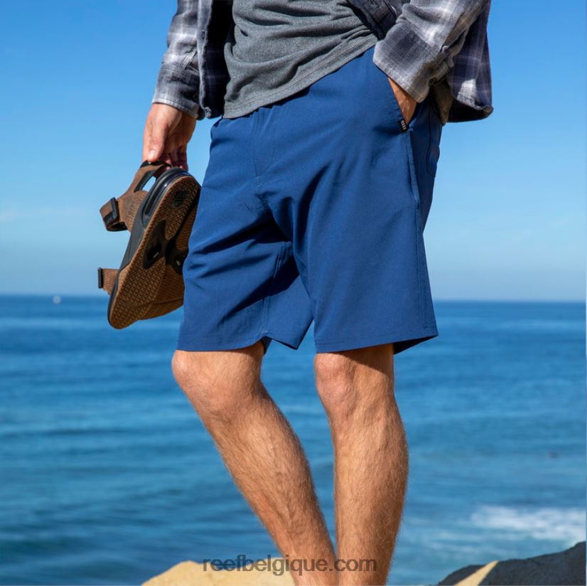 Hommes Reef insigne bleu short de marche hybride medford 19