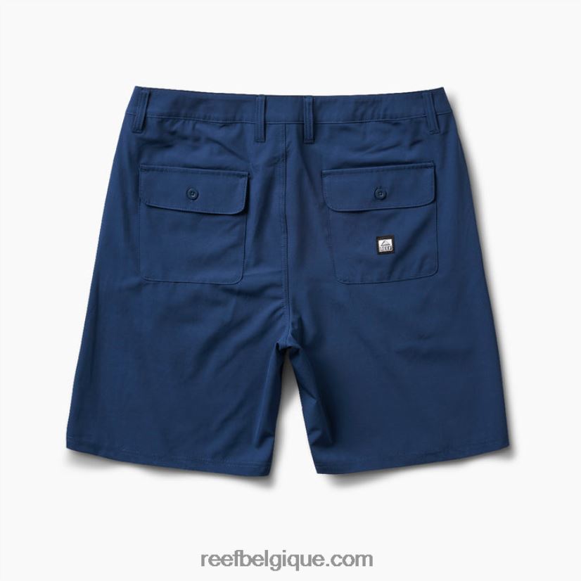 Hommes Reef insigne bleu short de marche hybride medford 19