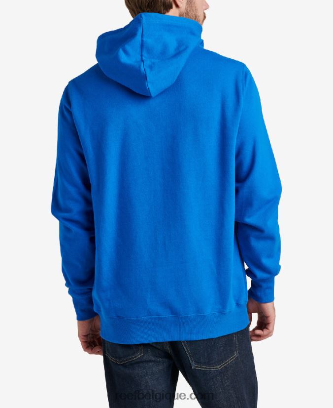 Hommes Reef bleu lapis pull à capuche basique 2H4Z0V740