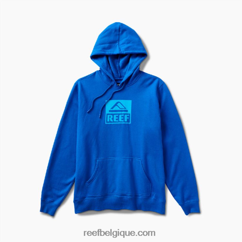Hommes Reef bleu lapis pull à capuche basique 2H4Z0V740
