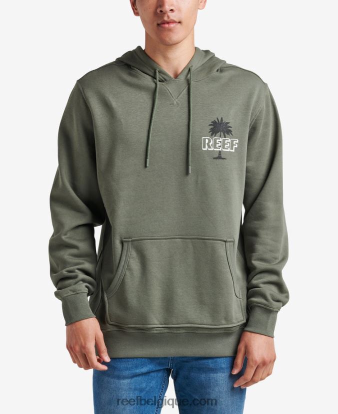 Hommes Reef thym sweat à capuche bora 2H4Z0V732