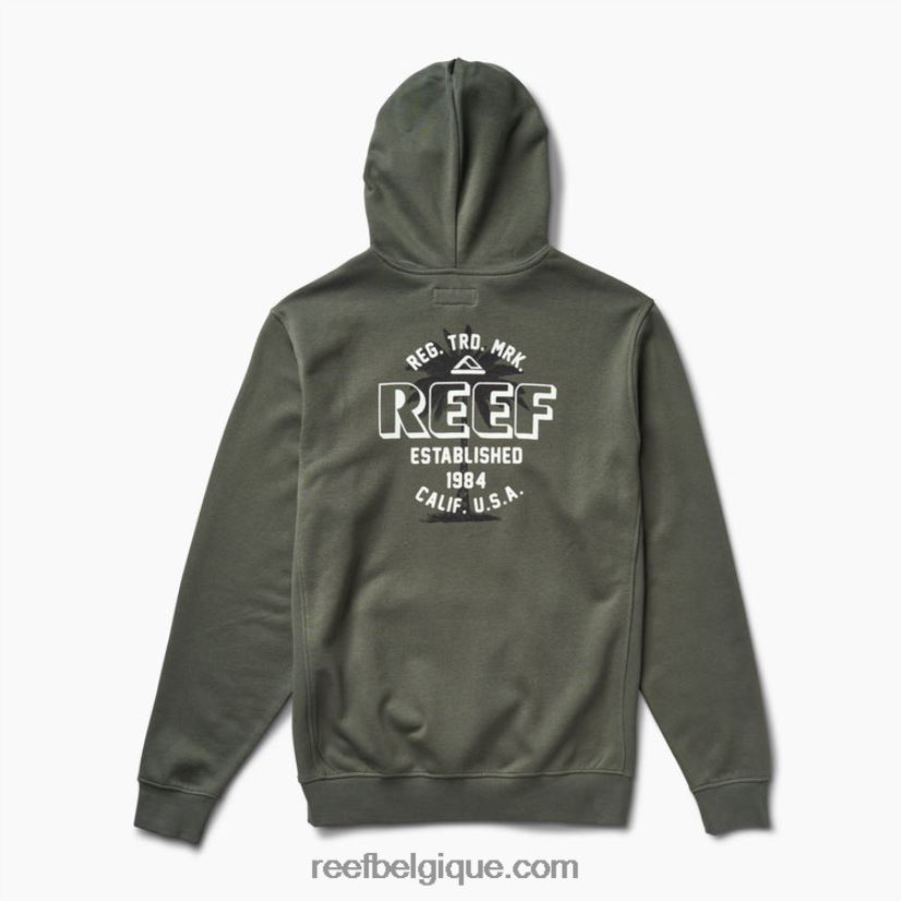 Hommes Reef thym sweat à capuche bora 2H4Z0V732