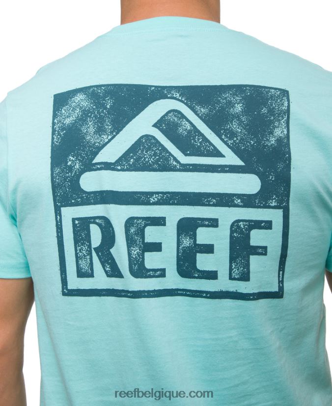 Hommes Reef bleu aruba t-shirt à manches courtes wellie 2H4Z0V578