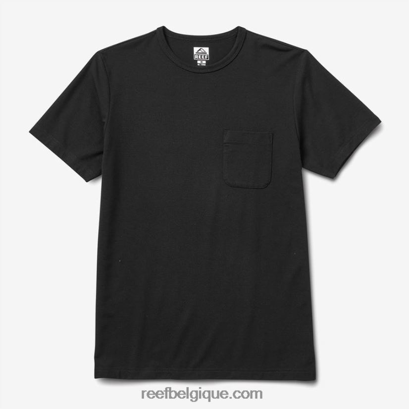 Hommes Reef caviar t-shirt en tricot à poche à manches courtes smith 2H4Z0V569