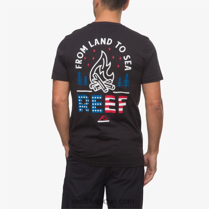 Hommes Reef caviar t-shirt à manches courtes boom boom 2H4Z0V580