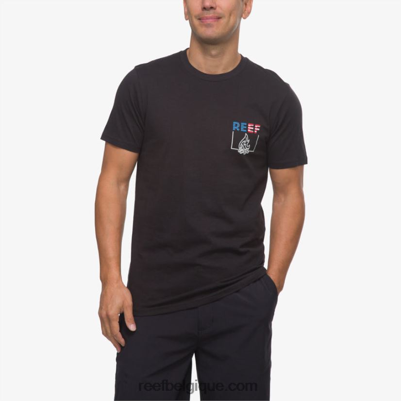 Hommes Reef caviar t-shirt à manches courtes boom boom 2H4Z0V580