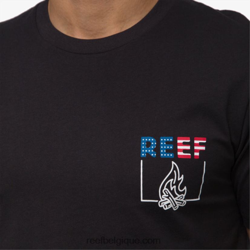 Hommes Reef caviar t-shirt à manches courtes boom boom 2H4Z0V580