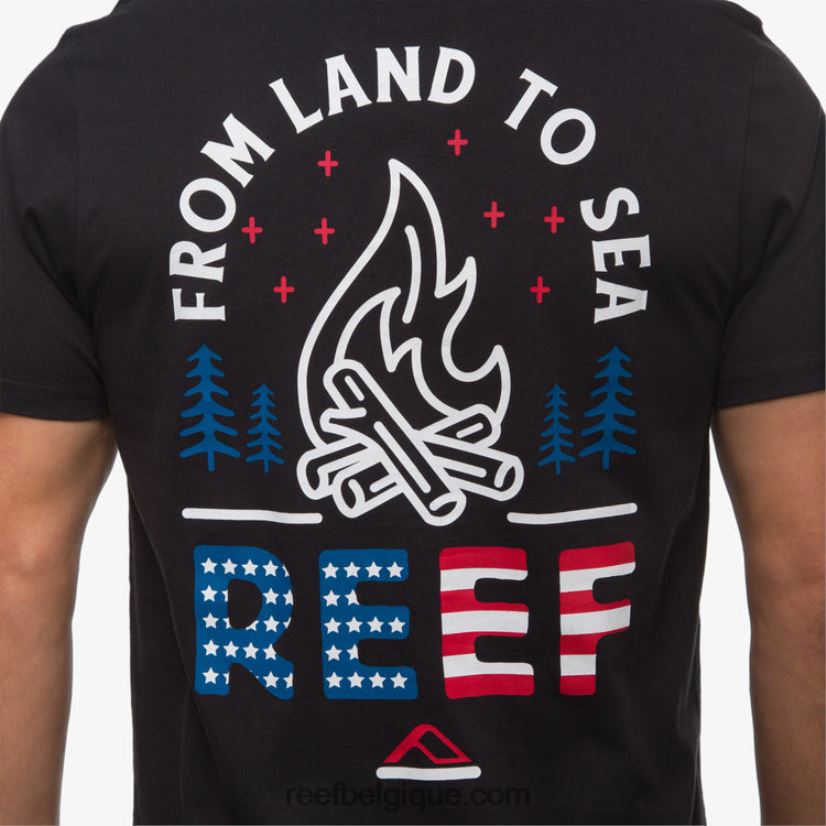 Hommes Reef caviar t-shirt à manches courtes boom boom 2H4Z0V580