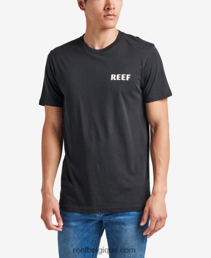 Hommes Reef caviar t-shirt unie à manches courtes 2H4Z0V608