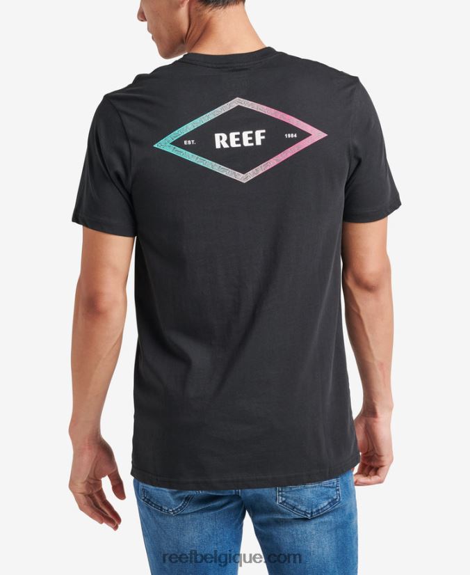 Hommes Reef caviar t-shirt unie à manches courtes 2H4Z0V608