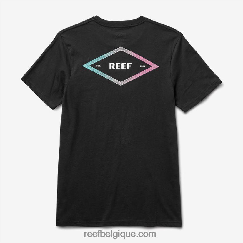 Hommes Reef caviar t-shirt unie à manches courtes 2H4Z0V608