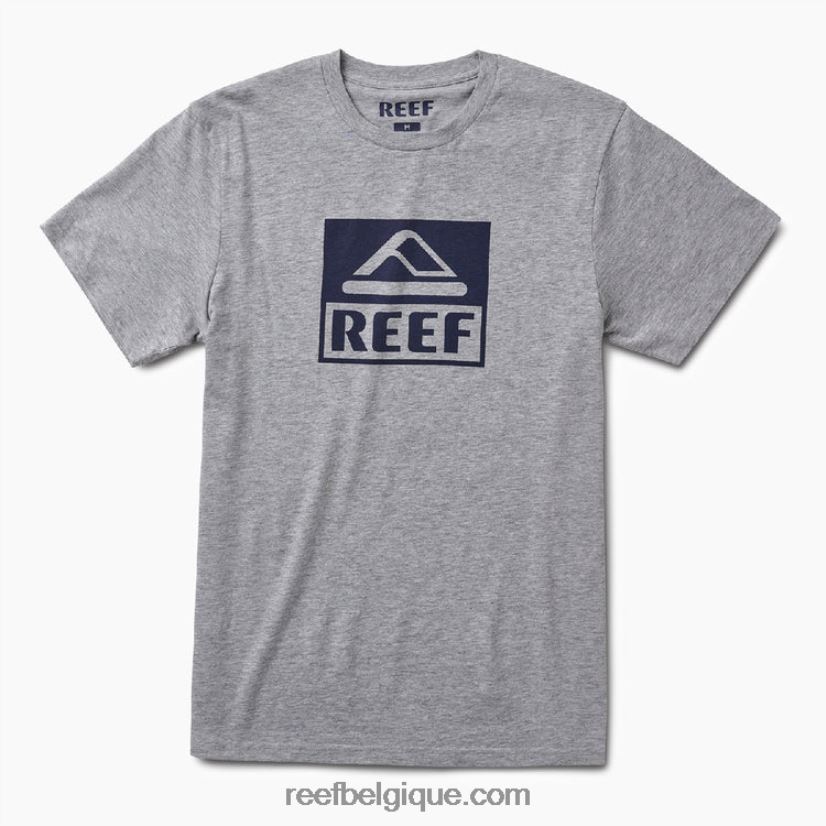 Hommes Reef gris chiné t-shirt pilote à manches courtes 2H4Z0V619
