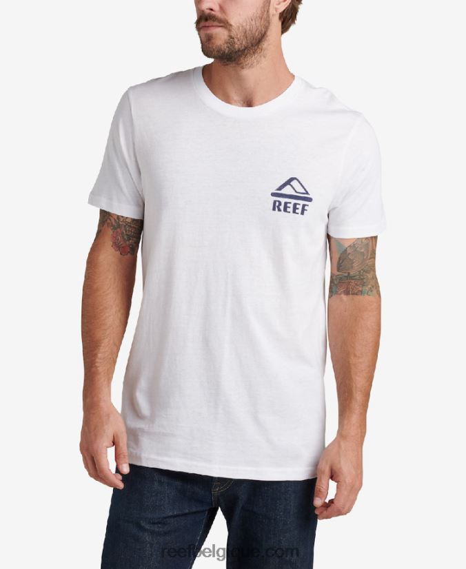 Hommes Reef guimauve t-shirt jamison à manches courtes 2H4Z0V553