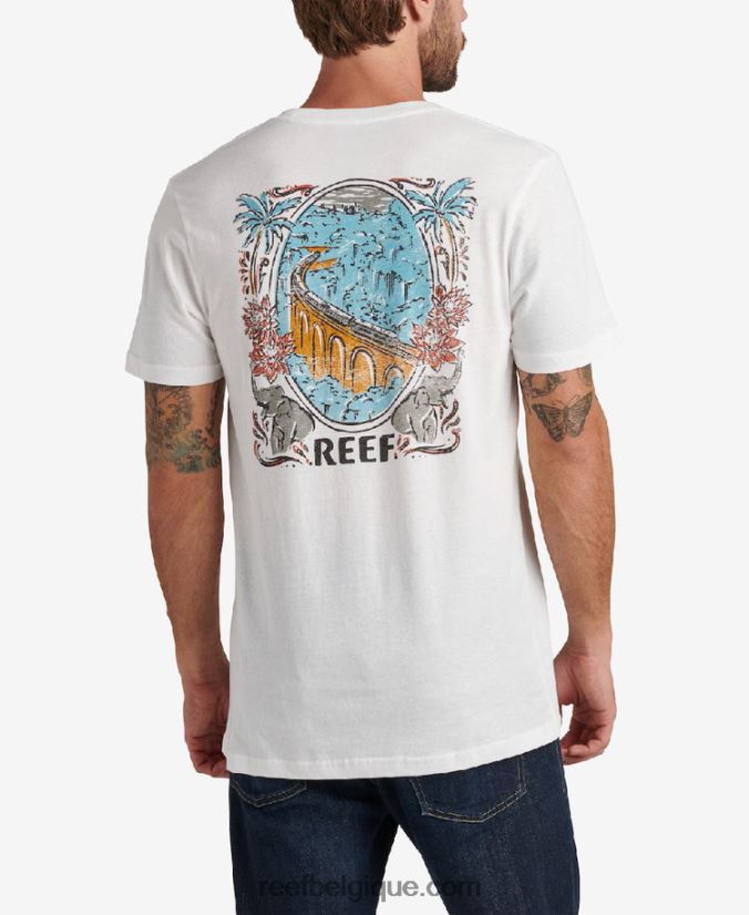 Hommes Reef guimauve t-shirt à manches courtes aventure 2H4Z0V555