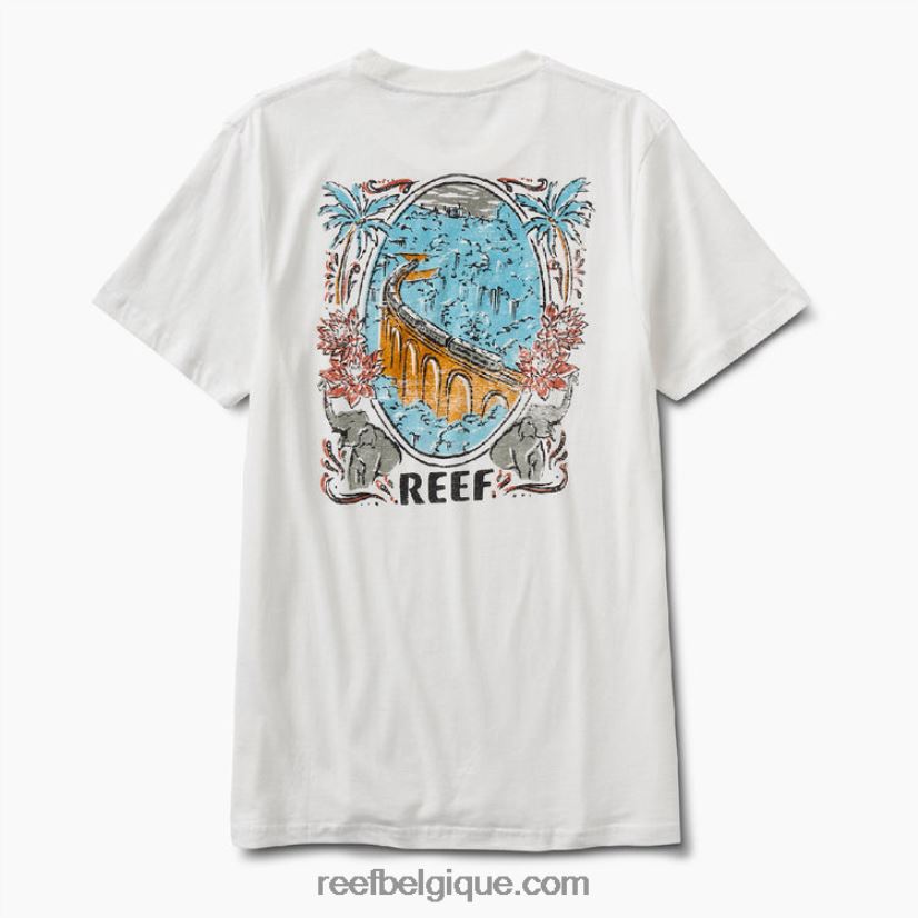 Hommes Reef guimauve t-shirt à manches courtes aventure 2H4Z0V555
