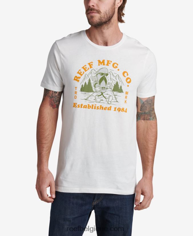 Hommes Reef guimauve t-shirt à manches courtes balboa 2H4Z0V567