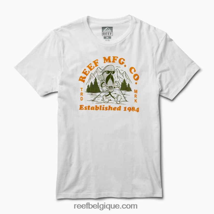 Hommes Reef guimauve t-shirt à manches courtes balboa 2H4Z0V567