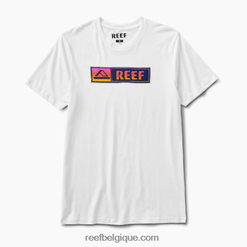 Hommes Reef guimauve t-shirt à manches courtes lucis 2H4Z0V571