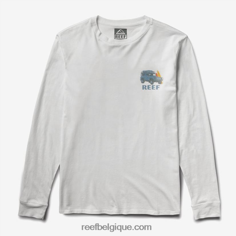 Hommes Reef guimauve t-shirt à manches longues copen 2H4Z0V623