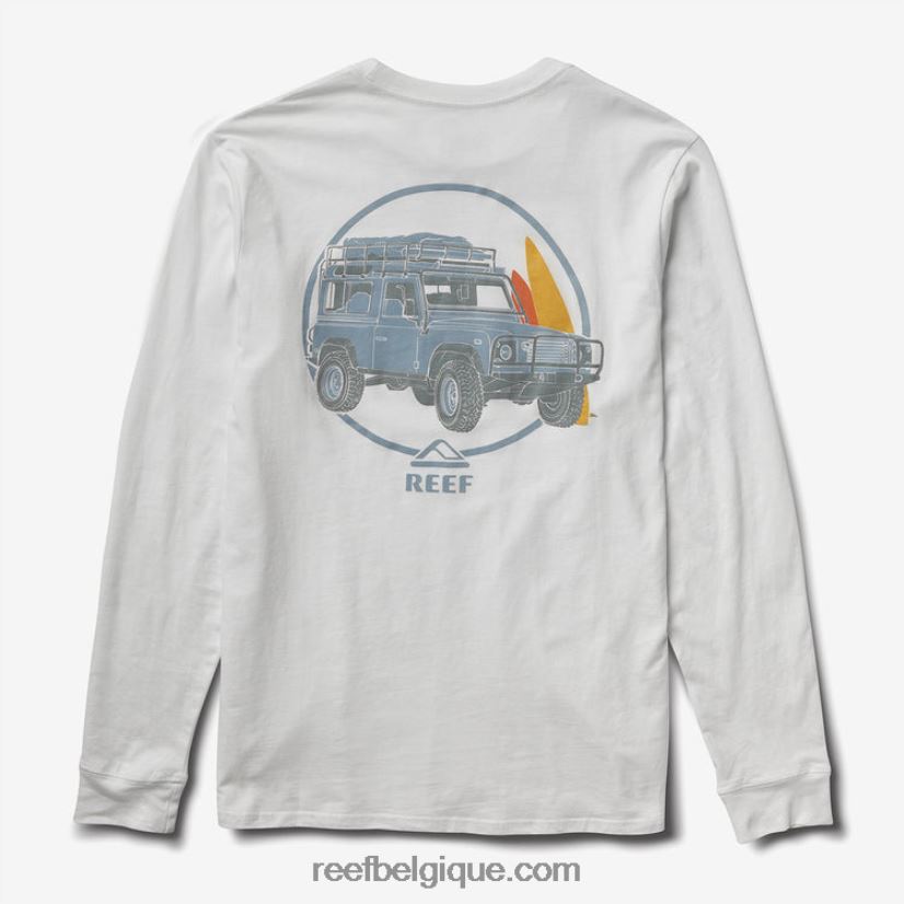 Hommes Reef guimauve t-shirt à manches longues copen 2H4Z0V623