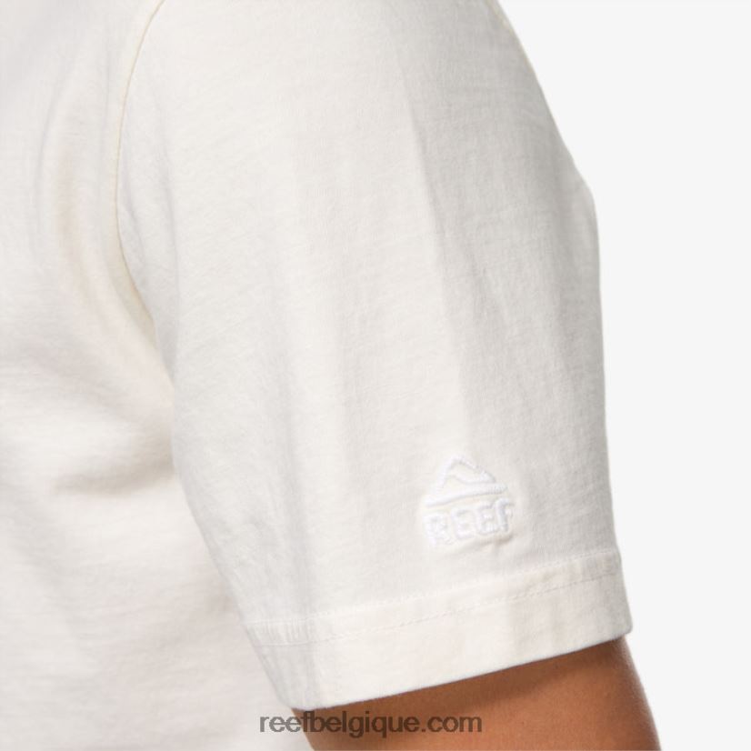 Hommes Reef guimauve t-shirt marte à manches courtes 2H4Z0V562