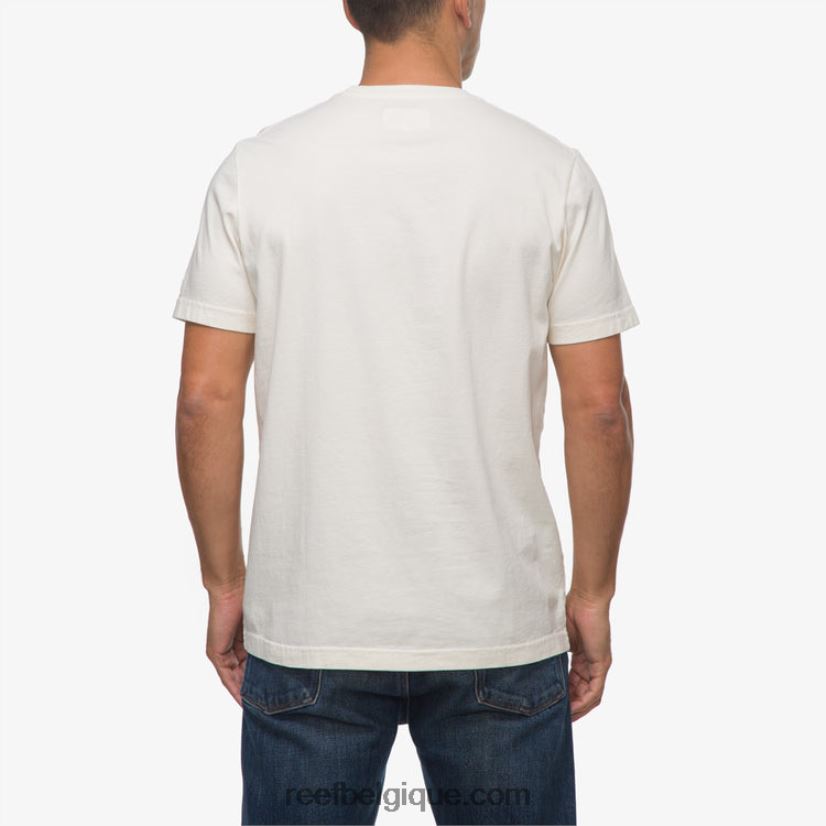 Hommes Reef guimauve t-shirt marte à manches courtes 2H4Z0V562