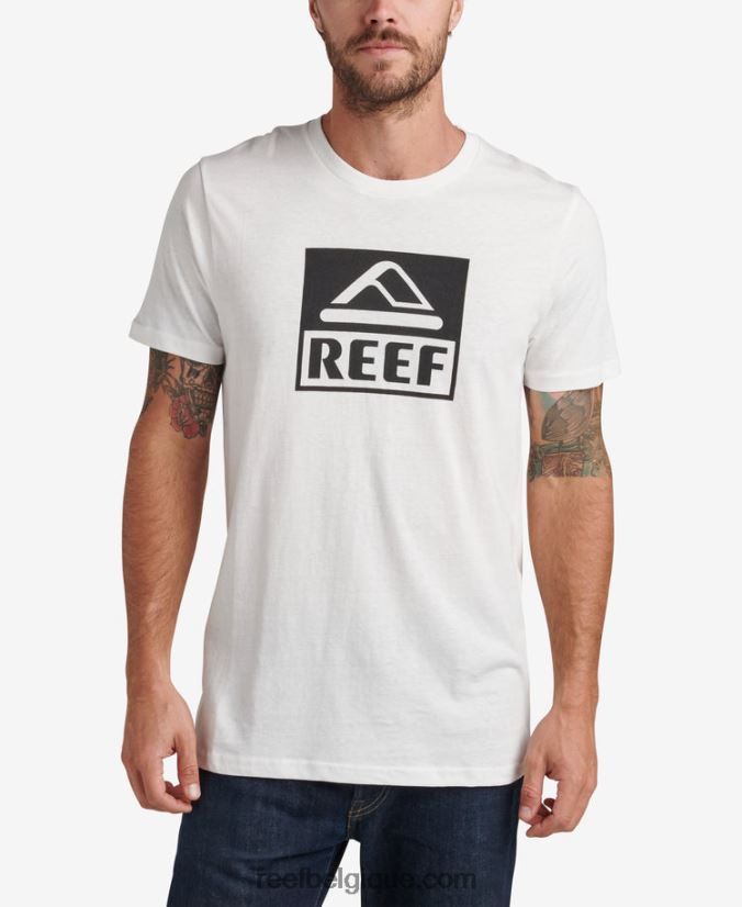 Hommes Reef guimauve t-shirt pilote à manches courtes 2H4Z0V605