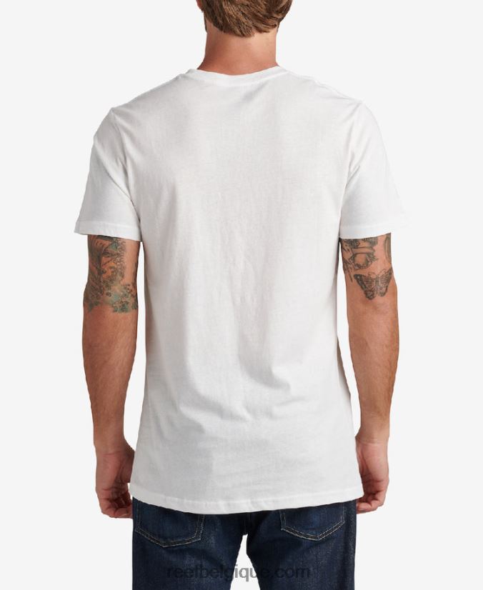 Hommes Reef guimauve t-shirt pilote à manches courtes 2H4Z0V630