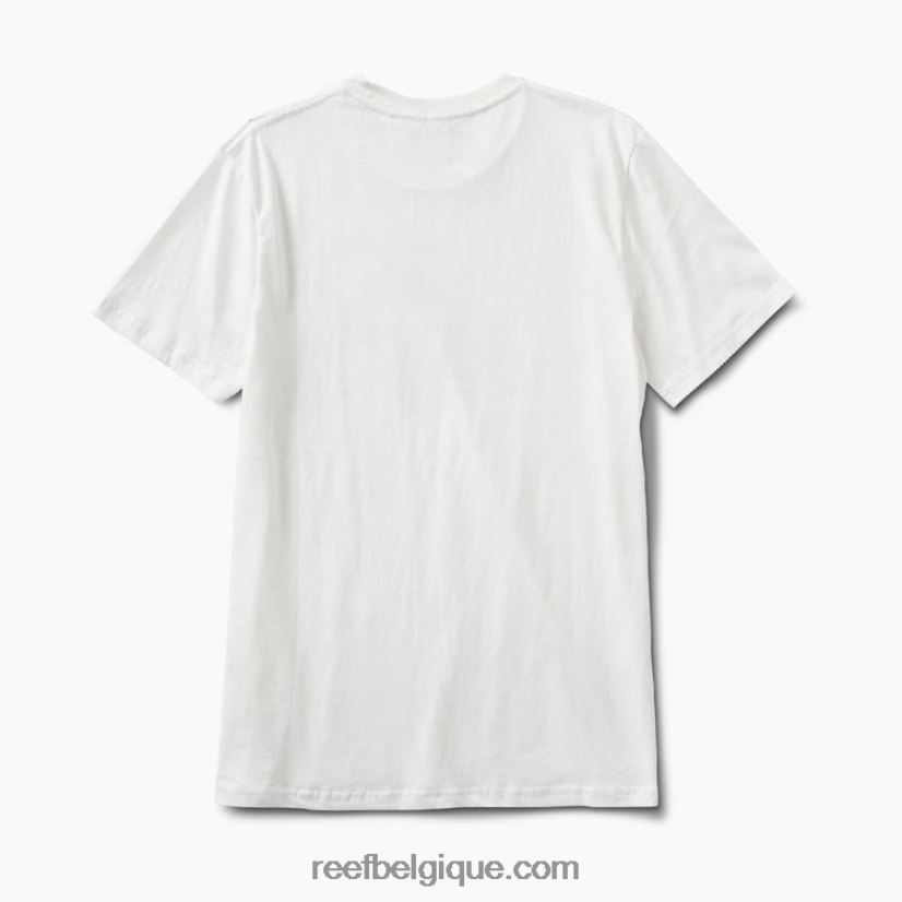 Hommes Reef guimauve t-shirt pilote à manches courtes 2H4Z0V630