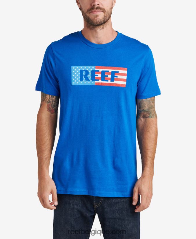 Hommes Reef lapis stetson t-shirt à manches courtes 2H4Z0V620