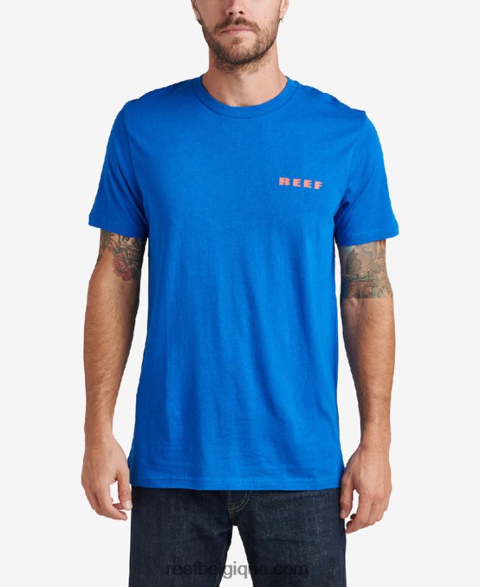 Hommes Reef lapis t-shirt à manches courtes buk buk 2H4Z0V614