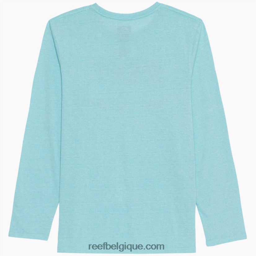 Hommes Reef skyblu savor recyclo t-shirt à manches longues 2H4Z0V597
