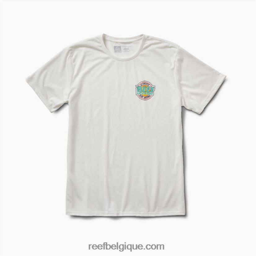 Hommesblanc/aqua T-shirt de surf Reef Surfari 2H4Z0V628