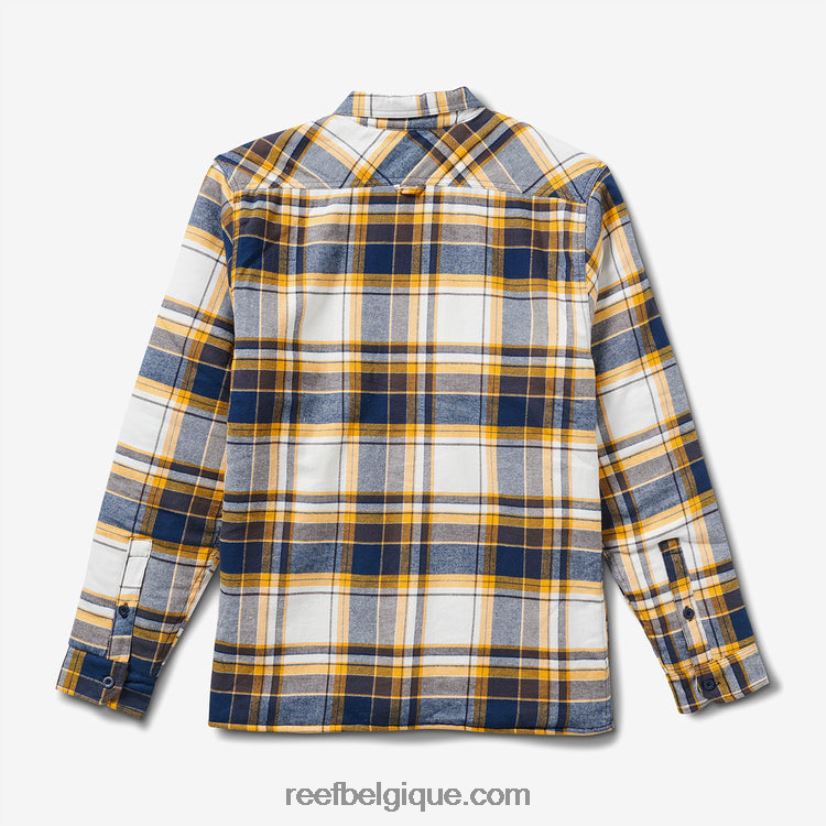 Hommes Reef Bleu indigo veste à manches longues hickman 2H4Z0V730